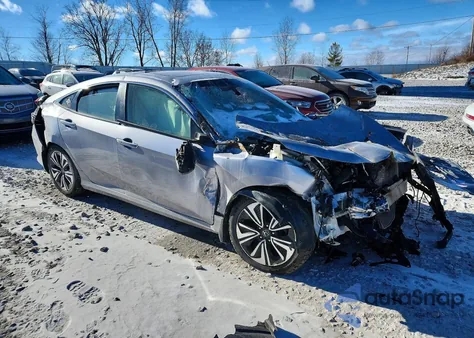 2018 Honda Civic Ex from USA, damaged, VIN JHMFC1F30JX024184